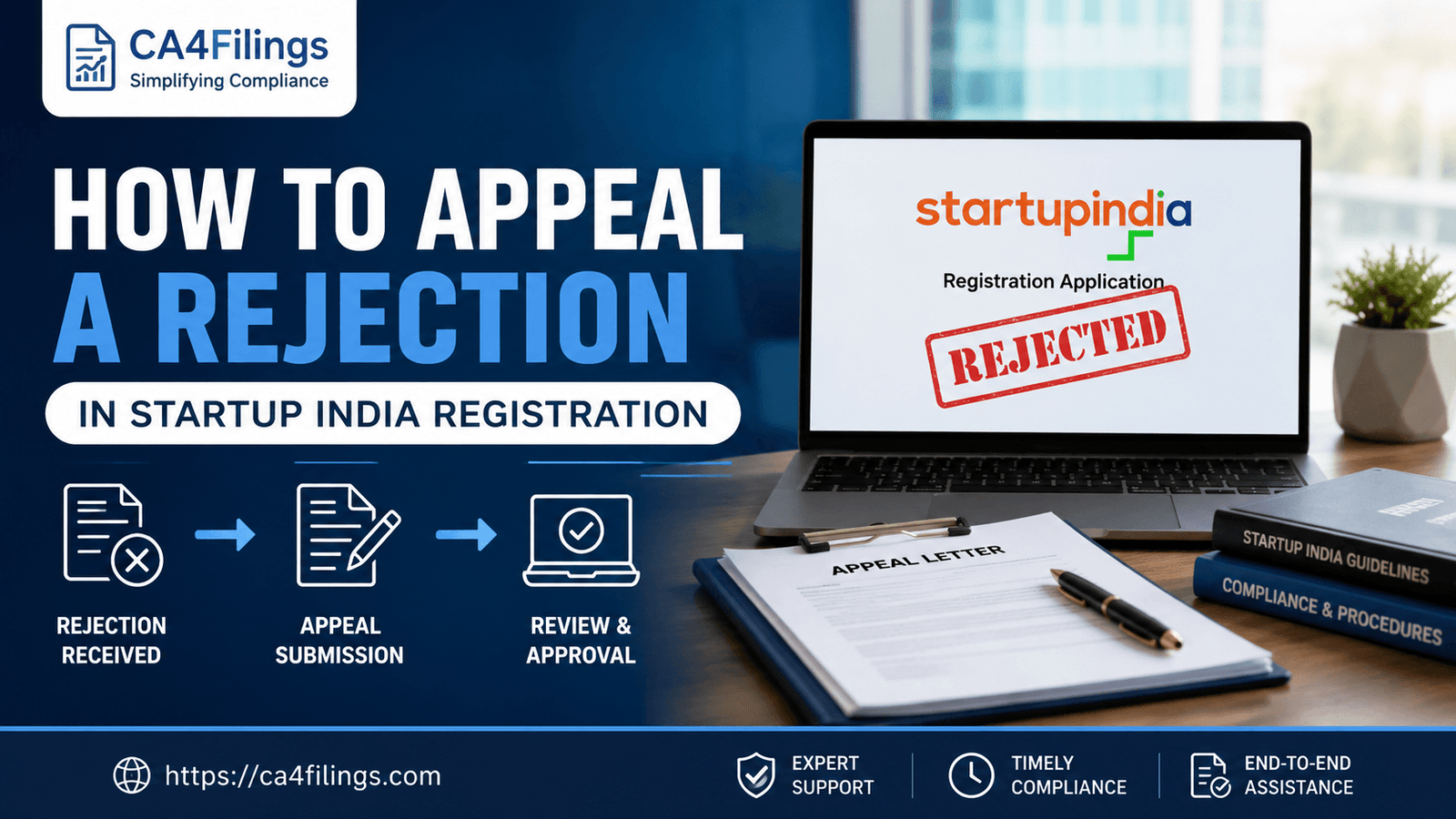 How to Appeal a Rejection in Startup India Registration