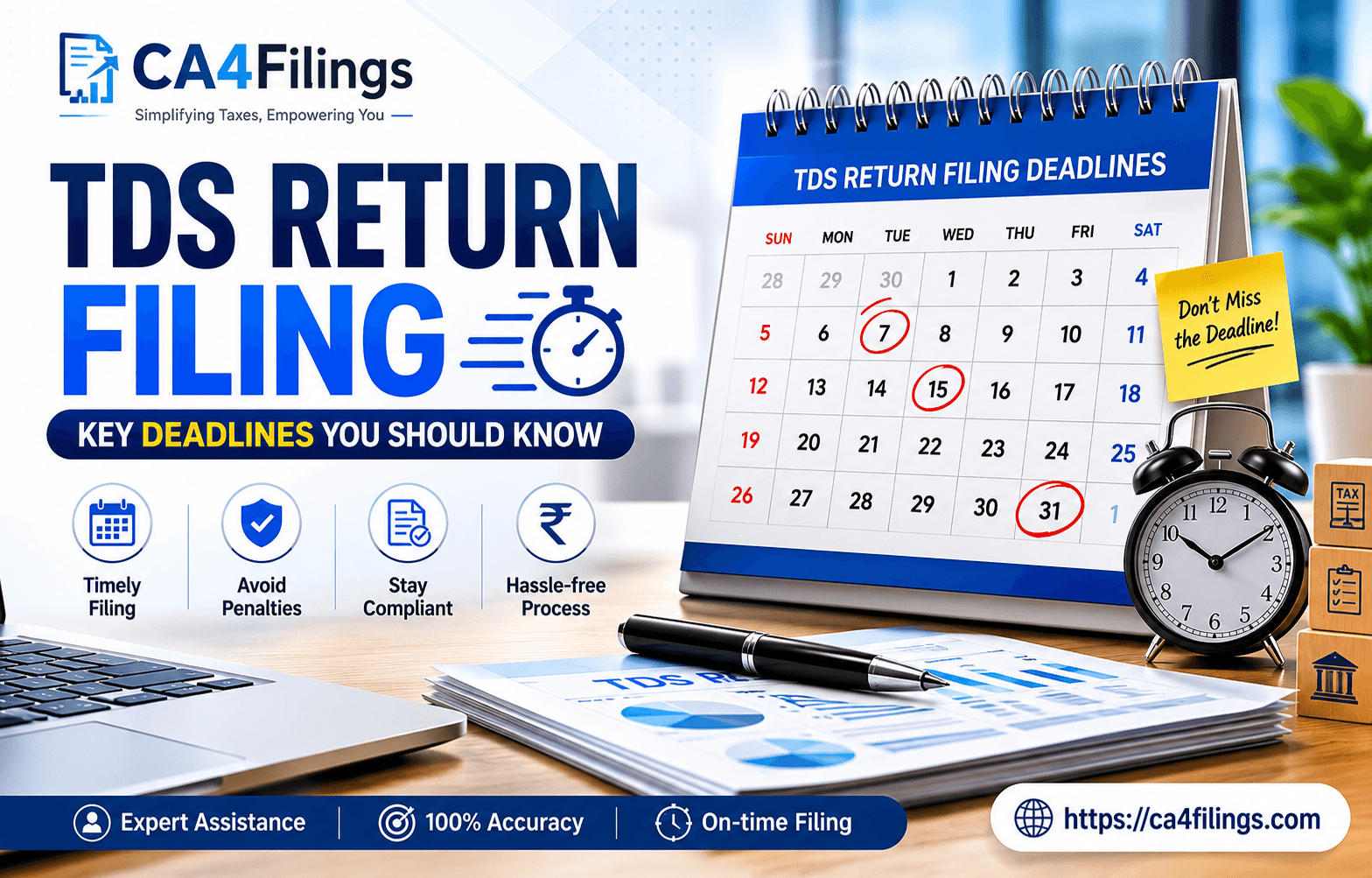 TDS Return Filing: Key Deadlines You Should Know